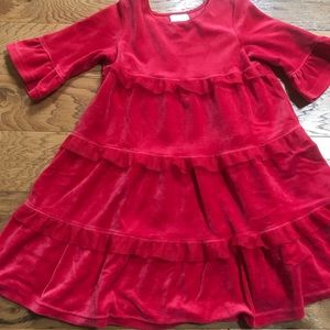 Hanna Andersson Red Dress, size 5-6 (110)